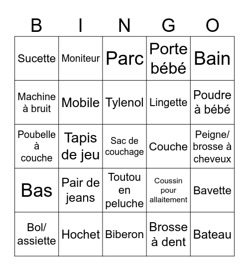 💙🍼 BABY is BREWING ☕️💙 Bingo Card