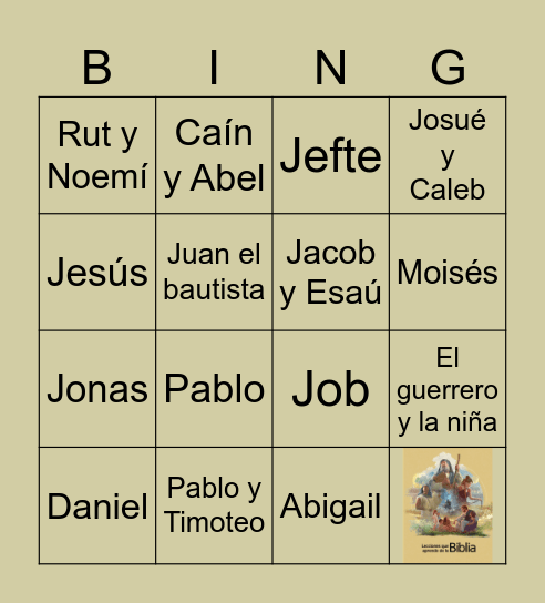 BINGO BÍBLICO📜 Bingo Card