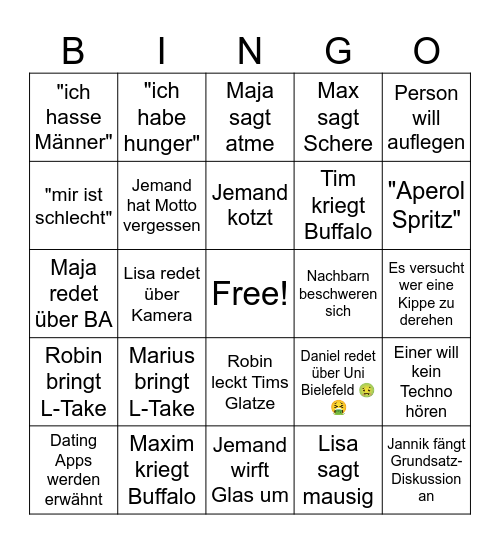 Overdressed and underpaid Bingo Card