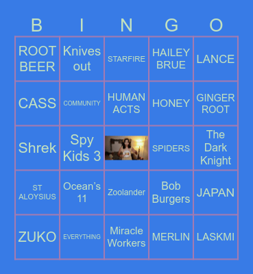 PRIYA BIG BOY BONFIRE BASH Bingo Card