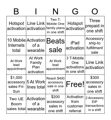 Novem-Bingo - Da Rock Style Bingo Card