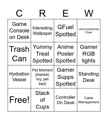 Set Up Review Bingo Card