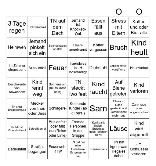 Krisenbingo ´25 Bingo Card