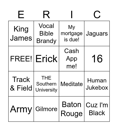 QR Code Bingo Card