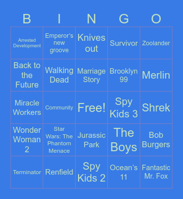 PRIYAS BINGO BIRTHDAY BASH Bingo Card