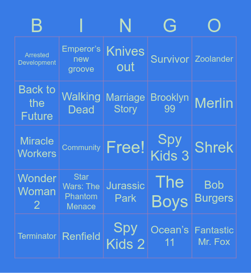 PRIYAS BINGO BIRTHDAY BASH Bingo Card