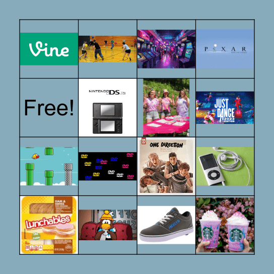 Adolescents Bingo Card