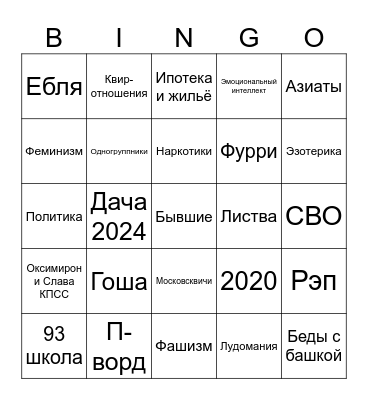 Что обсуждает наша компания Bingo Card