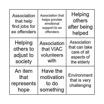 National Day Set 1 Bingo Card