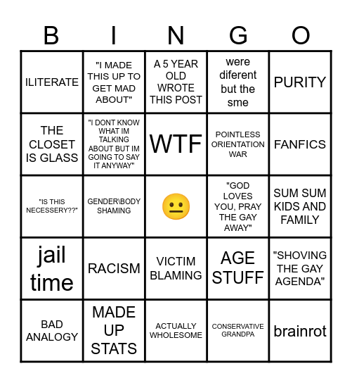 lgbtq relationships Bingo Card