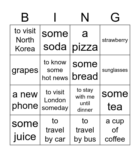 Bingo Meeting 12 Bingo Card