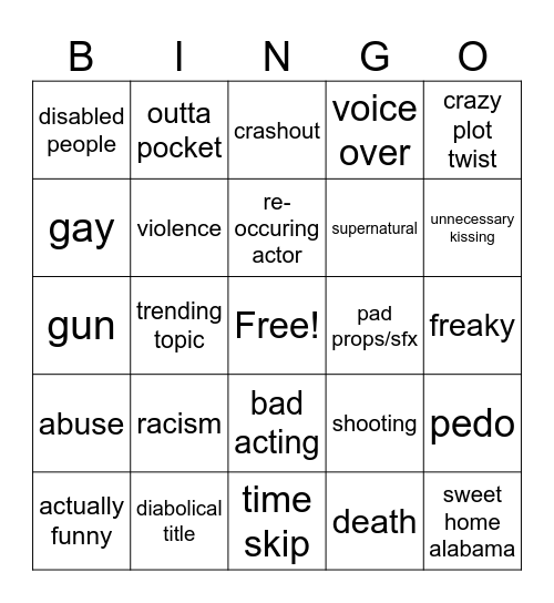 tommarrow's teaching Bingo Card