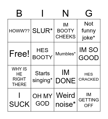 Jayden mai Bingo Card
