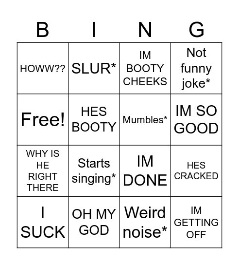 Jayden mai Bingo Card