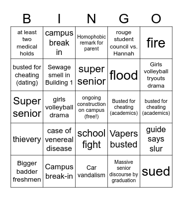 STEAD Bingo Card