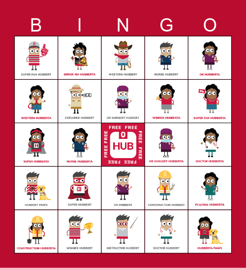 HealthBeat HUB Bingo Card