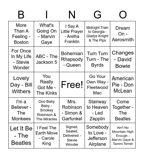 Respite Bingo 2 Bingo Card