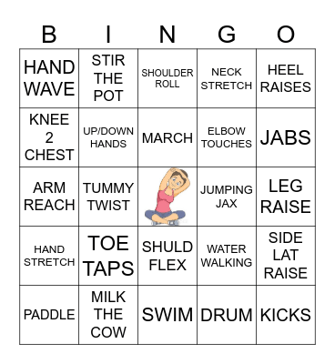 Fun & Fitness BINGO Card
