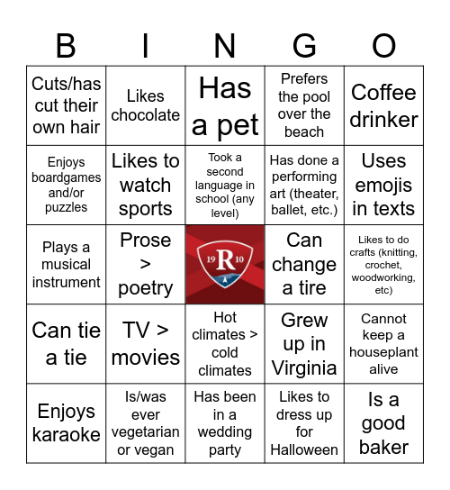 Retreat Bingo! Bingo Card