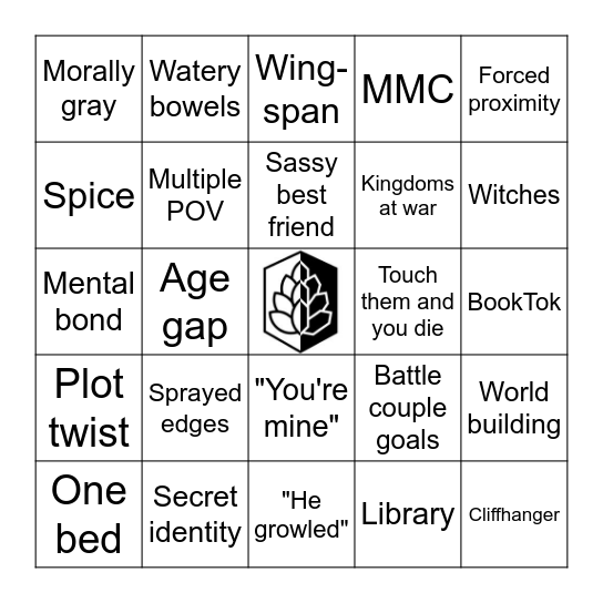 Romantasy Bingo Card