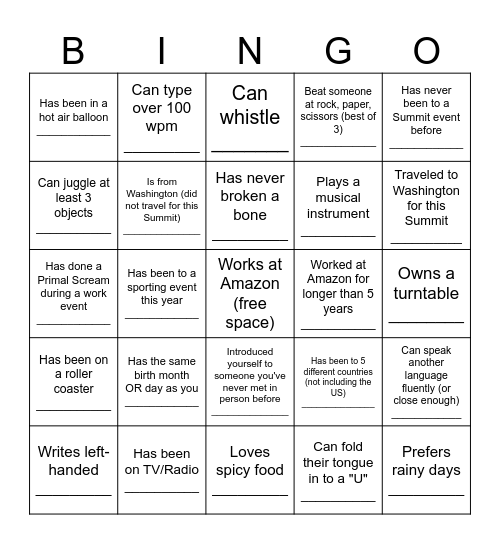 Bingo at Bingo Card
