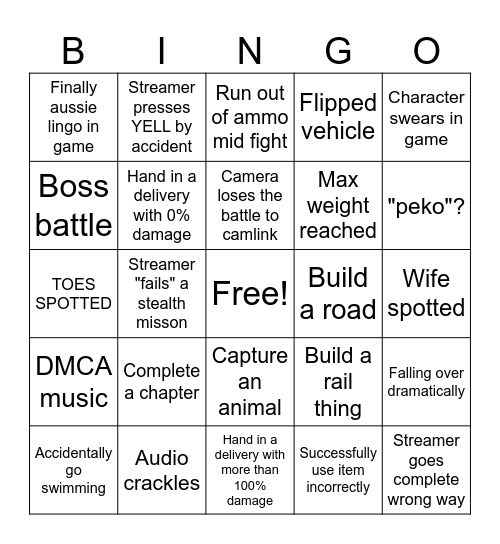 DS2 bingo but u can actually win this time Bingo Card