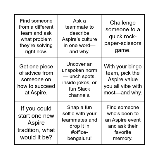 Blr- Bingo Edition Bingo Card