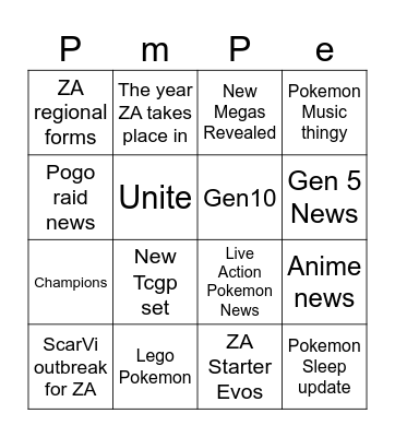 awseff Bingo Card