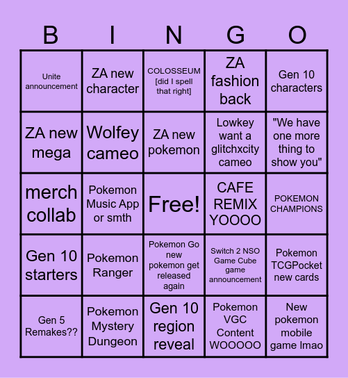 Straight up bingoing it Bingo Card