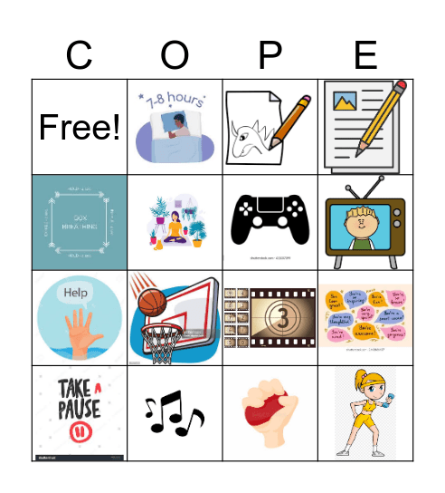 ACTIVITIES Bingo Card