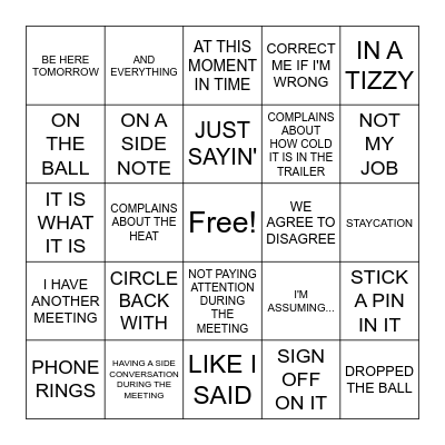 202317 - WILLIAMSBURG POLICE STATION Bingo Card