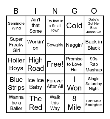 Sherry's Birthday Bingo Card