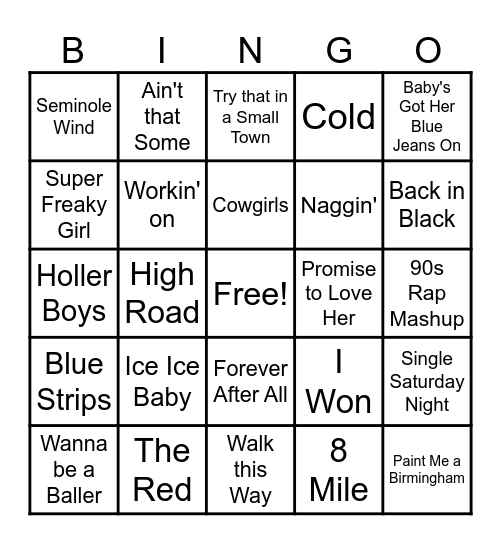 Sherry's Birthday Bingo Card