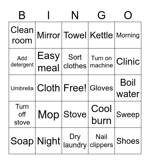 Cognitive Bingo 🧠 Bingo Card