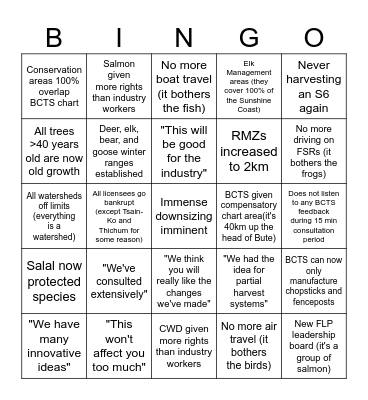 FLP Bingo Card