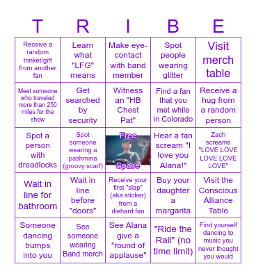 "SQUARES AND CUBES" STS9 BINGO Card