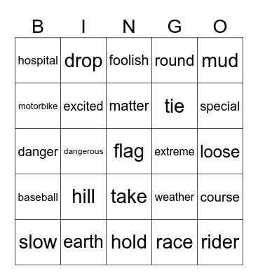 B2 U 2 Bingo Card
