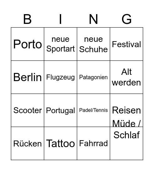 Mr.Wichtig Bingo Card