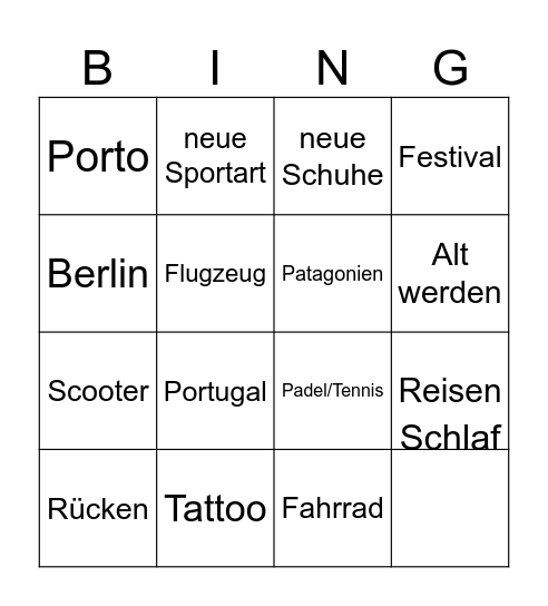 Mr.Wichtig Bingo Card