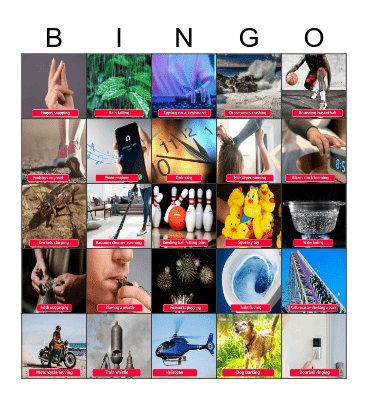Sounds Bingo Card