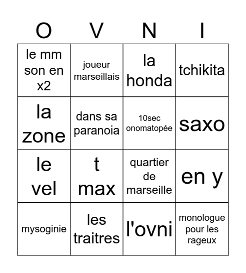 bingo jul Bingo Card