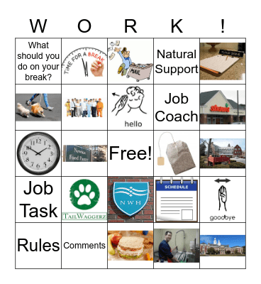 The world of work Bingo Card