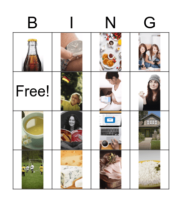 Vocabulary Review Bingo Card