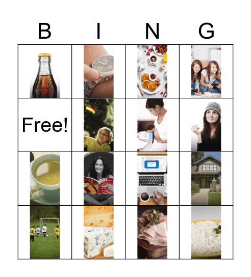Vocabulary Review Bingo Card