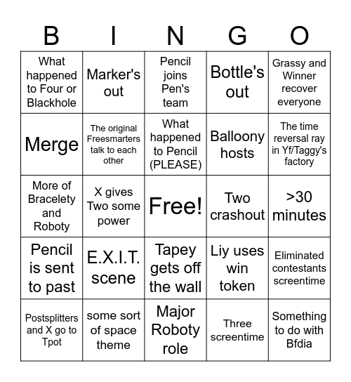 Tpot 20 Bingo Card