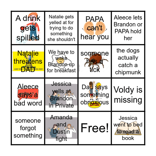 Upnorth 2025 Bingo Card