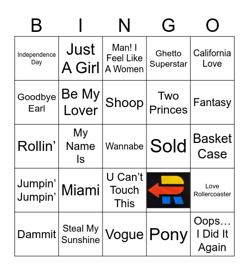 I Want My MTV (Replay Brewing Style) Bingo Card