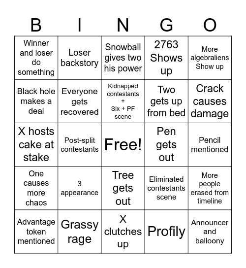 Tpot 20 predictions Bingo Card