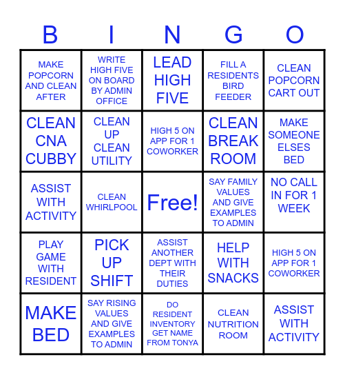 SUMMER FUN Bingo Card