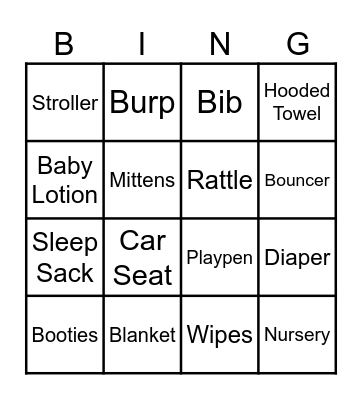 Mini minnie Bingo Card
